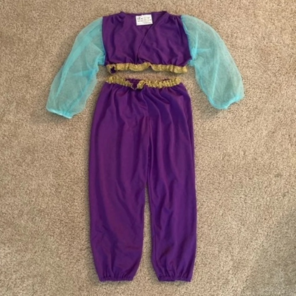 Child 3-piece Gypsy genie belly dance costume